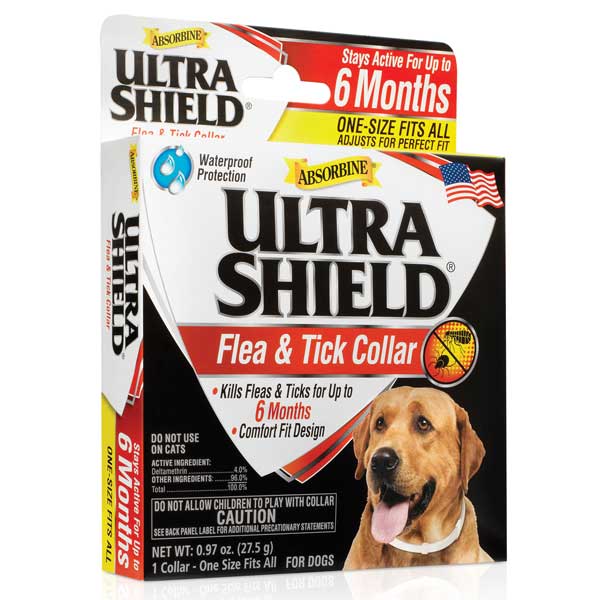 Absorbine UltraShield Flea Tick Dog Collar Prime Pet Vet Supply