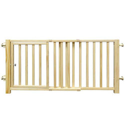 four-paws-walk-over-wood-gate-with-door-142541